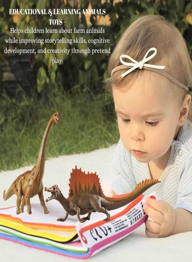 Mallexo Realistic Dinosaur Toys for Kids 12PCs Prehistoric T-Rex Dinosaurs Miniatures Animal Toy for Boys & Girls Birthday Gift for Children Dino Animals Figurine Set Learning Items - Mini Size - Image 5